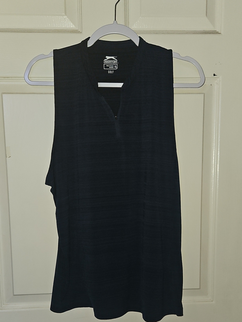 Slazenger Women's Navy Sleeveless Golf Tank with V-Notch
